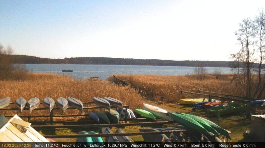 Archiv Foto Webcam Blick auf den Käbelicksee