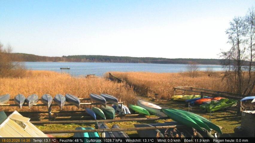 Archiv Foto Webcam Blick auf den Käbelicksee