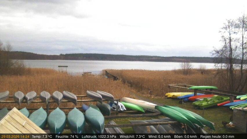 Archiv Foto Webcam Blick auf den Käbelicksee