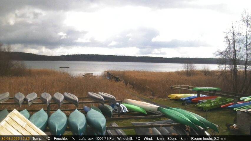 Archived image Webcam Käbelicksee in the Müritz national park