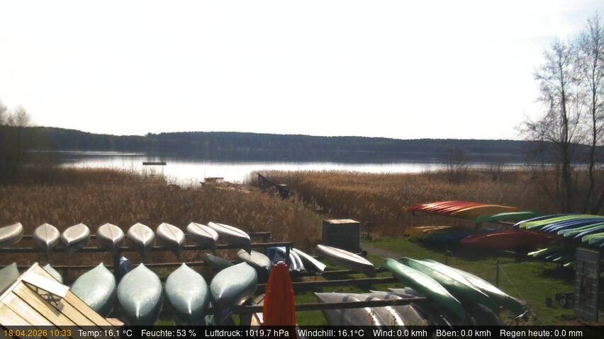Archiv Foto Webcam Blick auf den Käbelicksee