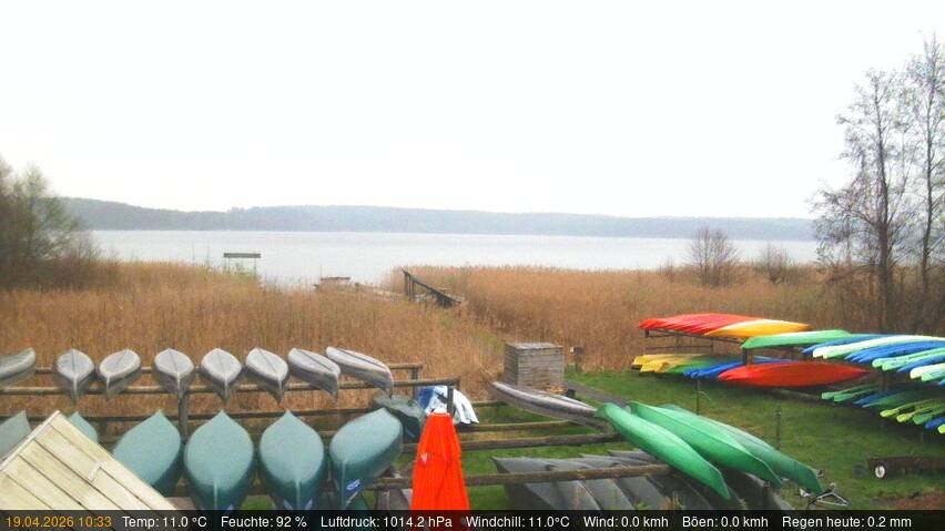 Archiv Foto Webcam Blick auf den Käbelicksee