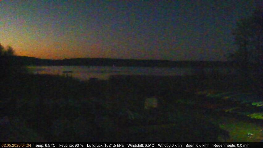 Archiv Foto Webcam Blick auf den Käbelicksee