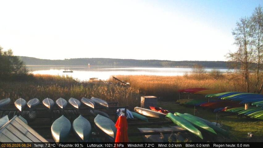 Archiv Foto Webcam Blick auf den Käbelicksee
