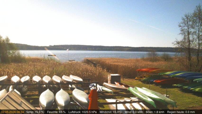 Archiv Foto Webcam Blick auf den Käbelicksee