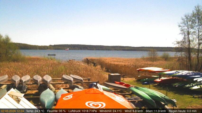 Archiv Foto Webcam Blick auf den Käbelicksee