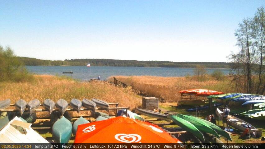 Archiv Foto Webcam Blick auf den Käbelicksee