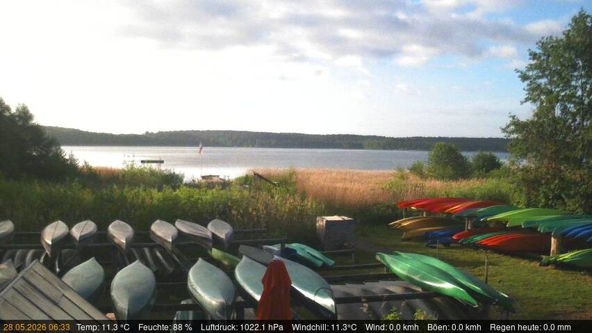 Archiv Foto Webcam Blick auf den Käbelicksee