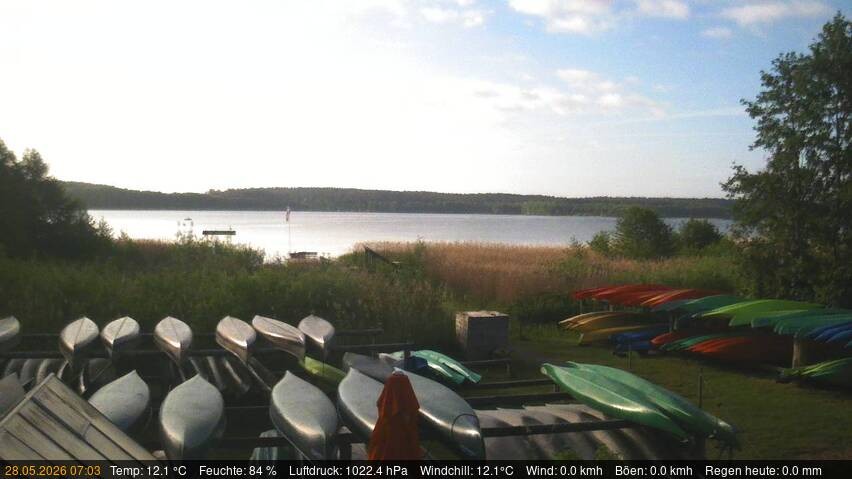 Archiv Foto Webcam Blick auf den Käbelicksee