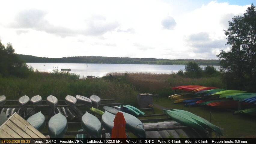 Archiv Foto Webcam Blick auf den Käbelicksee