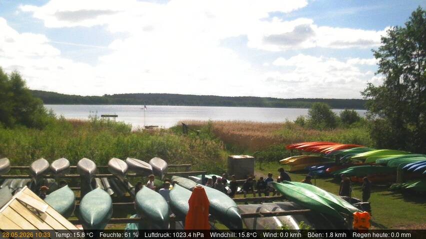Archiv Foto Webcam Blick auf den Käbelicksee