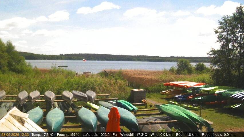 Archiv Foto Webcam Blick auf den Käbelicksee