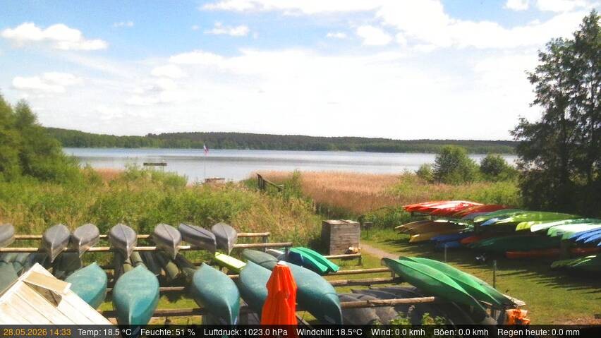 Archiv Foto Webcam Blick auf den Käbelicksee