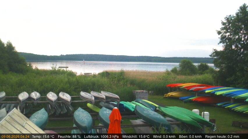 Archiv Foto Webcam Blick auf den Käbelicksee