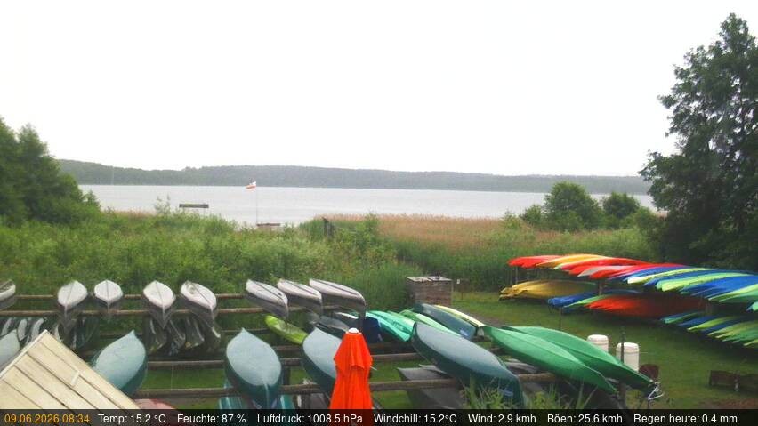 Archiv Foto Webcam Blick auf den Käbelicksee