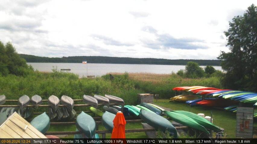 Archiv Foto Webcam Blick auf den Käbelicksee