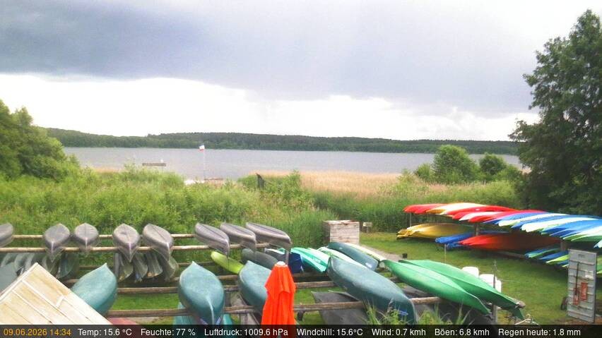 Archiv Foto Webcam Blick auf den Käbelicksee