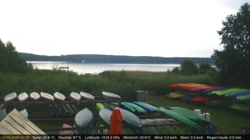 Archiv Foto Webcam Blick auf den Käbelicksee