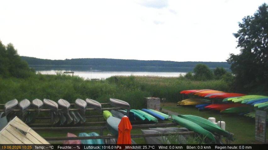 Archiv Foto Webcam Blick auf den Käbelicksee