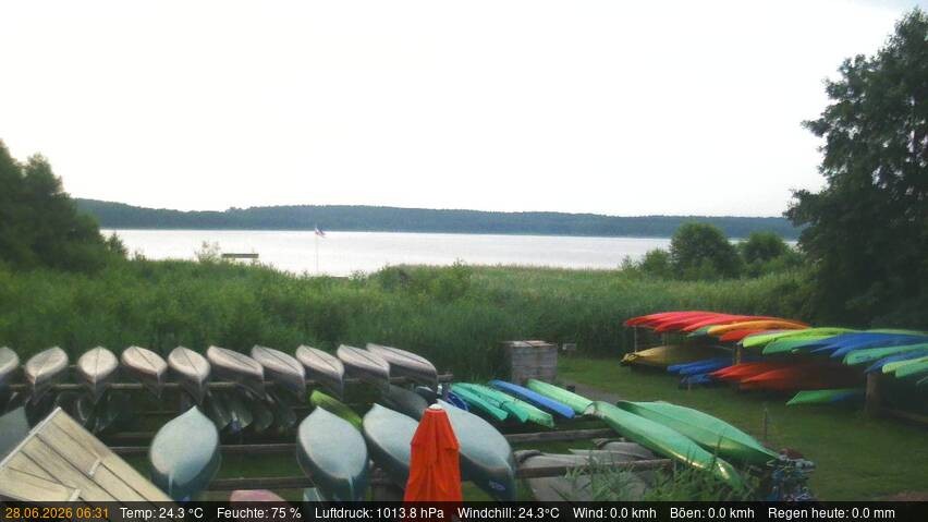 Archived image Webcam Käbelicksee in the Müritz national park