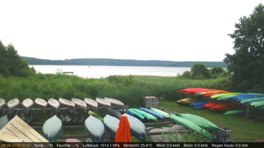 Archived image Webcam Käbelicksee in the Müritz national park
