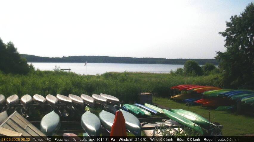 Archived image Webcam Käbelicksee in the Müritz national park