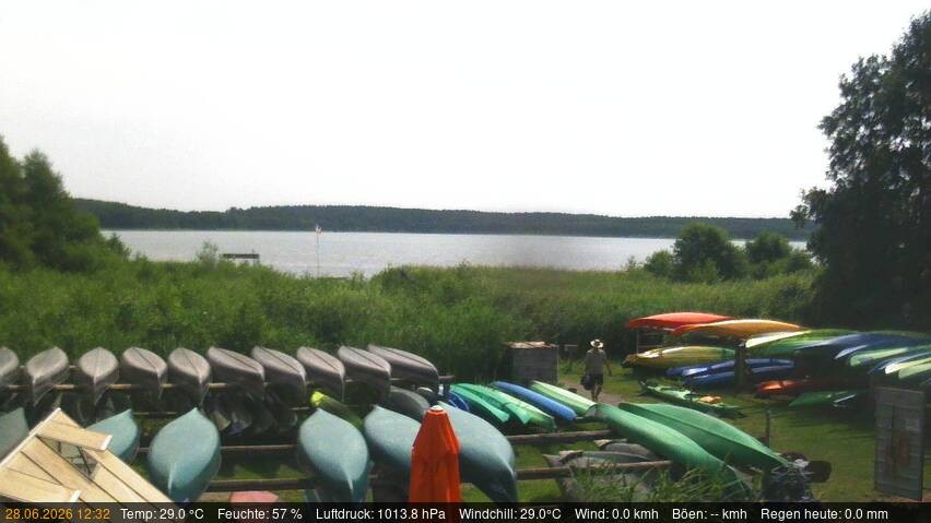 Archived image Webcam Käbelicksee in the Müritz national park