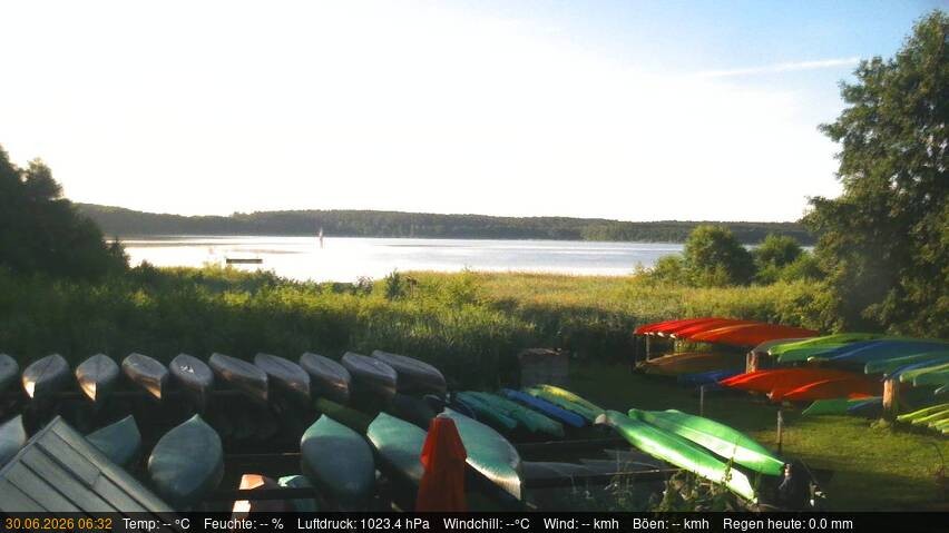 Archiv Foto Webcam Blick auf den Käbelicksee