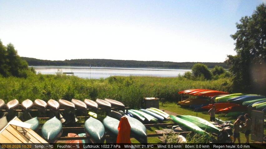 Archiv Foto Webcam Blick auf den Käbelicksee
