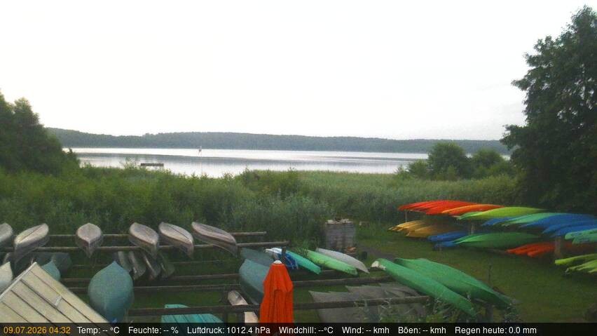 Archived image Webcam Käbelicksee in the Müritz national park