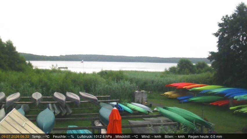 Archived image Webcam Käbelicksee in the Müritz national park