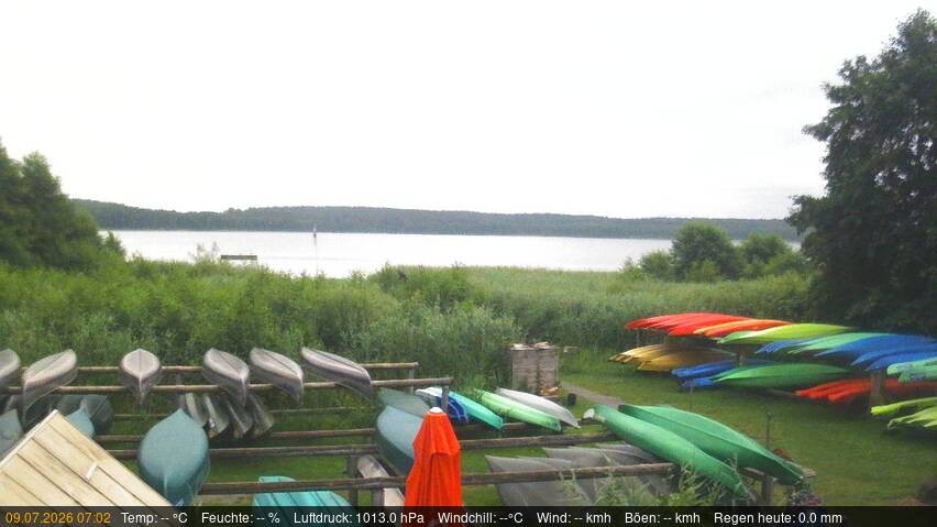 Archived image Webcam Käbelicksee in the Müritz national park