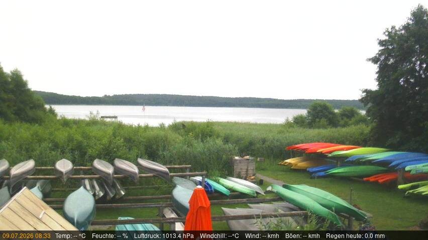 Archived image Webcam Käbelicksee in the Müritz national park