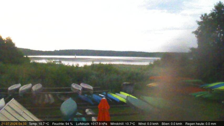 Archiv Foto Webcam Blick auf den Käbelicksee