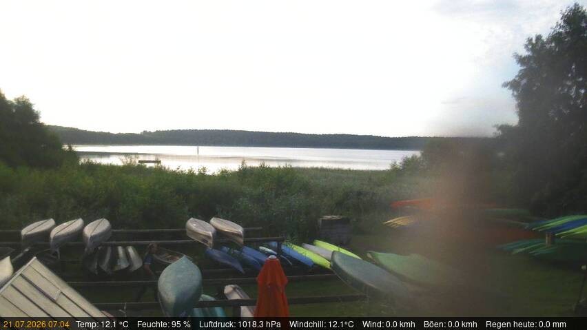 Archiv Foto Webcam Blick auf den Käbelicksee