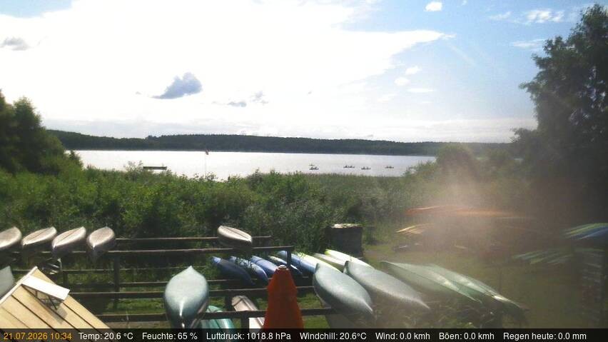 Archiv Foto Webcam Blick auf den Käbelicksee