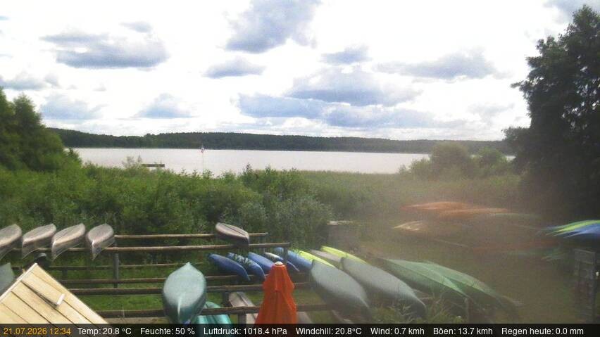Archiv Foto Webcam Blick auf den Käbelicksee