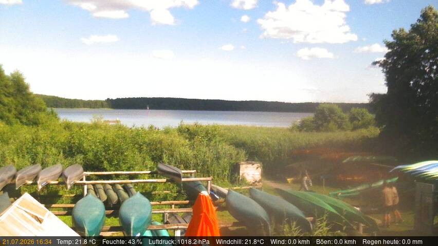 Archiv Foto Webcam Blick auf den Käbelicksee