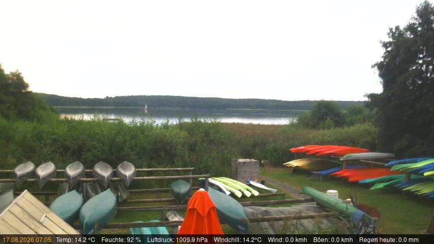 Archiv Foto Webcam Blick auf den Käbelicksee
