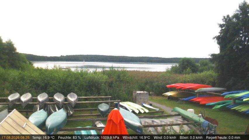 Archiv Foto Webcam Blick auf den Käbelicksee