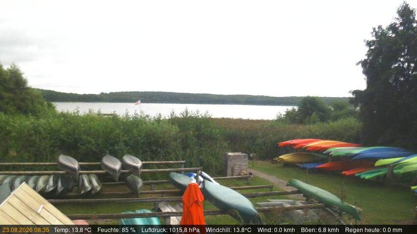 Archiv Foto Webcam Blick auf den Käbelicksee