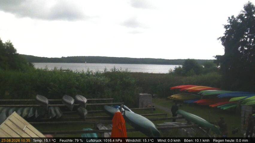 Archiv Foto Webcam Blick auf den Käbelicksee