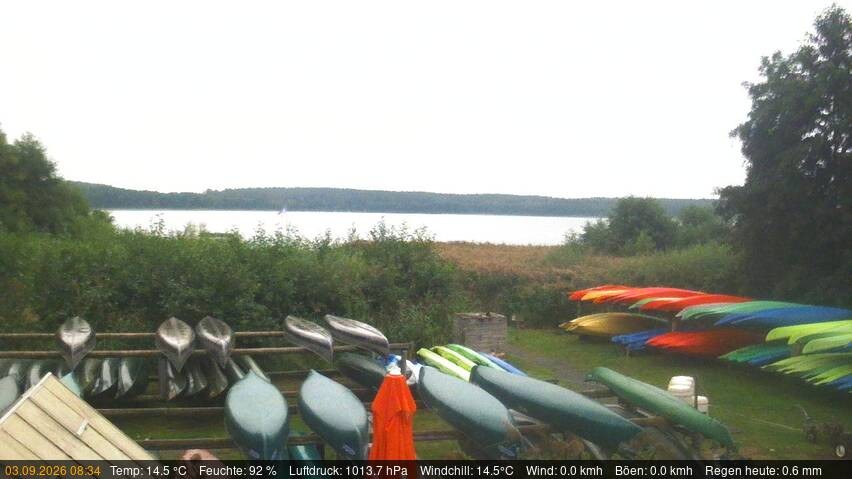 Archiv Foto Webcam Blick auf den Käbelicksee