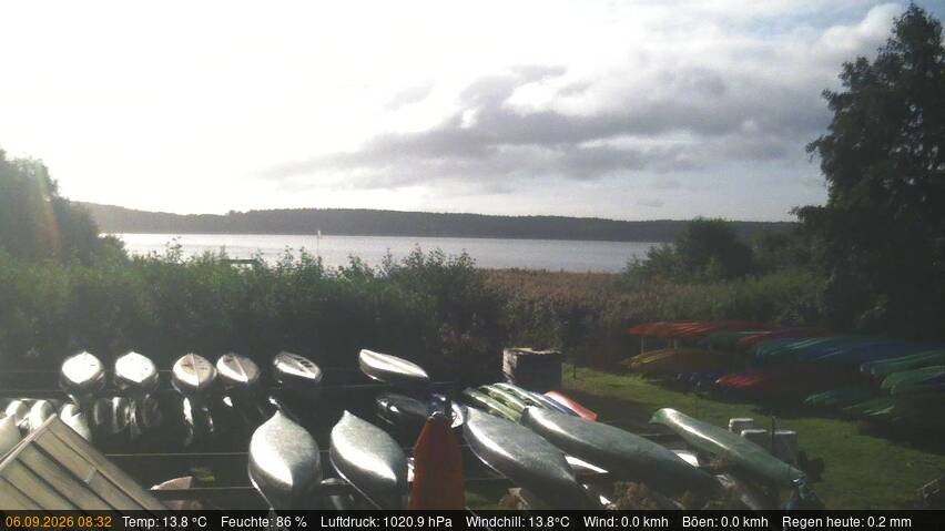 Archiv Foto Webcam Blick auf den Käbelicksee
