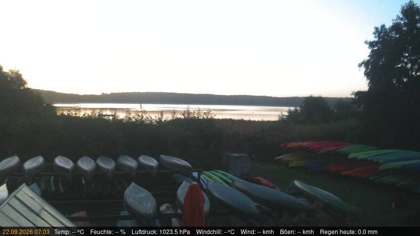 Archiv Foto Webcam Blick auf den Käbelicksee
