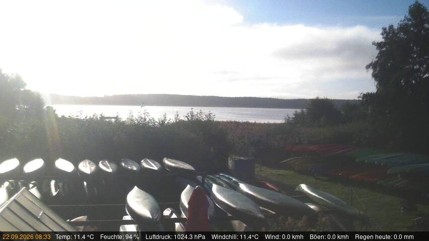 Archiv Foto Webcam Blick auf den Käbelicksee