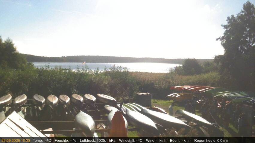Archiv Foto Webcam Blick auf den Käbelicksee