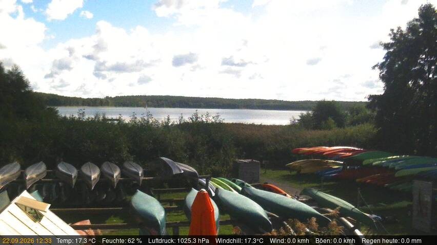 Archiv Foto Webcam Blick auf den Käbelicksee