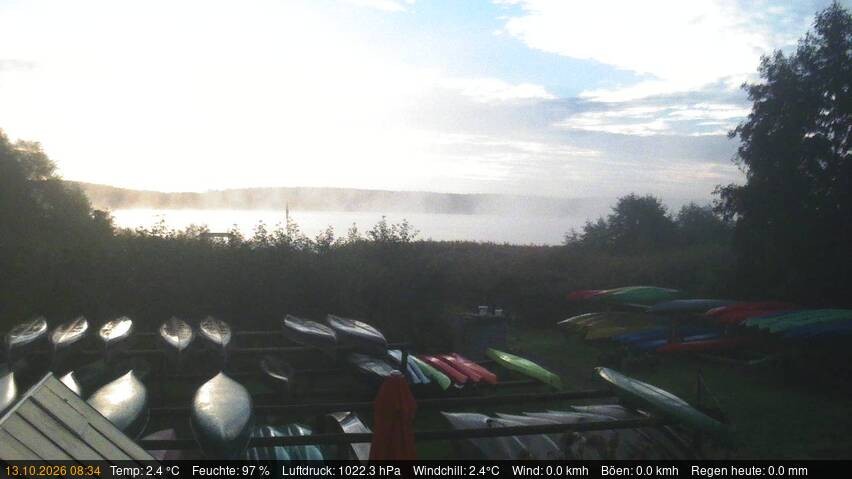 Archiv Foto Webcam Blick auf den Käbelicksee