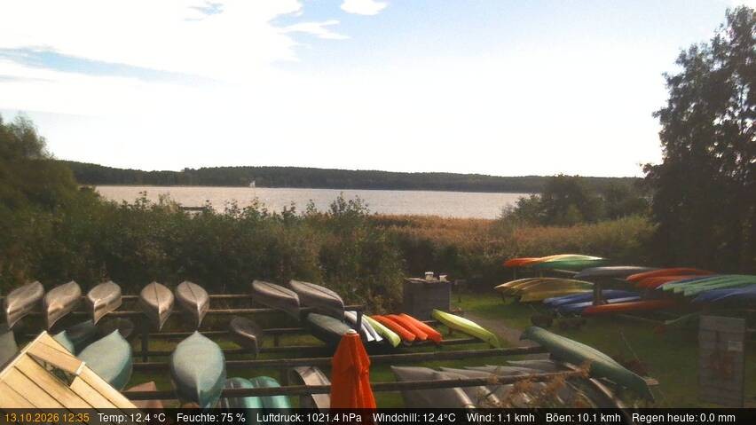Archiv Foto Webcam Blick auf den Käbelicksee